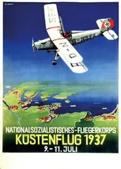Karl Lorenz, Küstenflug, 1937, poster