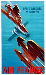 Roger de Valerio, Air France, 1938, poster