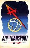 Emmanuel Louis Joseph Gaillard, Air Transport, poster