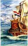 Joop van Heusden, KLM Maintaining a Fine Tradition, 1955, poster