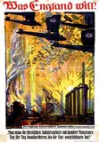 Egon Tschirch, Was England will!, 1918, poster