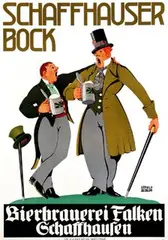 Arnold Oechslin, Schaffhauser Bock, poster