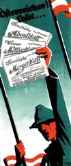 K. Pauls, Österreicher! Leset Abendblatt, poster