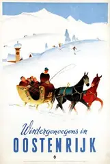 Herman Kosel, Wintergenoegens in Oostenrijk, poster