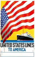 Charles Shepherd, United States Line to America, poster