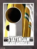 Cassandre, Statendam Holland-America Line, 1928, poster