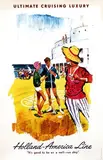 Rien Poortvliet, Holland-America Line, 1959, poster