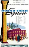 Atelier Harnisch, Donau-Tiber Express, 1960, poster