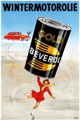 Meyer, Beverol Gold Wintermotorolie, poster