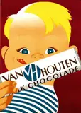 Frans Mettes, Van Houten melk chocolade, poster