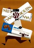 Gerard Wernars, Van Houten melk chocolade met hele noten, 1954, poster