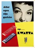 Advertising Agency Van Alphen, Aller ogen zijn gericht op Kwatta, poster