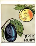 Charles Jr. Verschuuren, Perzik en Pruim, 1918, poster