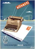 v. Rijn v. Dorp, Olivetti Lexicon 80, 1950, poster