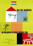 Harry N. Sierman & Gerard Wernars, pas-toe meubelen, poster