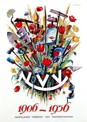 Reinier Snapper, NVV, 1956, poster