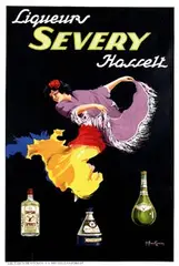 Roger Berckmans, Liqueurs Severy Hasselt, poster