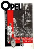 Max Bittrof & Dr. Paul Wolff, Opel Fahrräder, poster