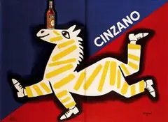 Raymond Savignac, Cinzano, 1951, poster