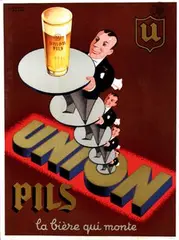 Union Pils by Chave Peyer A. de, poster, sold Dec 2005