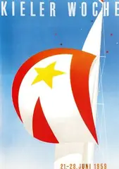 Eidenbenz Hermann, Kieler Woche, 1959, poster