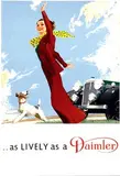 illegible signature, Daimler ..as Lively as a, poster