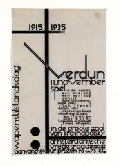 Wapenstilstandsdag Verdun by Heidelberger Louis, 1935, poster, sold Dec 2005