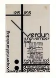 Heidelberger Louis, Wapenstilstandsdag Verdun, 1935, poster