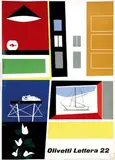 Pintori Giovanni, Olivetti Lettera 22, 1954, poster