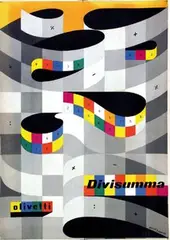 Bayer Herbert, Olivetti Divisumma, 1953, poster
