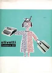 Savignac Raymond, Olivetti Lettera 22, 1953, poster