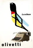 Nizoli Marcello, Olivetti Lexikon, 1953, poster