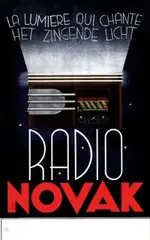 Alcover, Radio Novak, 1937, poster