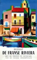 Nathan-Garamond Jacques, De Franse Riviera, poster