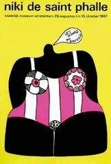 niki de saint phalle by Crouwel Willem H., 1967, poster, sold Dec 2005