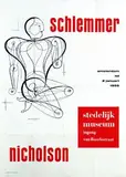 Sandberg Wllem J.H.B., schlemmer nicholson, 1954, poster