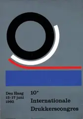 Treumann Otto, Internationale Drukkerscongres, 1960, poster