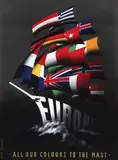 Dirksen Reyn, Europe All the colours, 1950, poster