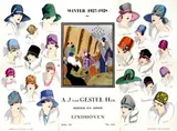 Halouze Edouard, modes en gros Eindhoven, 1927, poster
