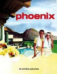Heath, United Airlines phoenix, poster