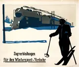 Rüffer & v. Wilcke, Zugverbindungen, poster