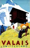 Hermès Eric, Valais Switzerland, 1938, poster