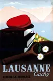 Simon André, Lausanne Ouchy, 1948, poster