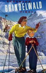Flückinger Adolf, Grindelwald, 1943, poster
