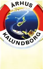 Rasmussen Aage, Arhus Kalundborg, 1958, poster