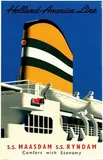 Dirksen Reyn, Holland-America Line, 1953, poster