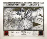 Anto Carte, Exposition Int. Anvers, 1930, poster