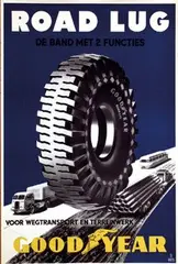 Burki Charles, Good Year Road Lug, 1952, poster