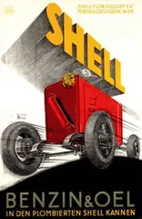 Neumann Hans, Shell Benzin & Oel, poster
