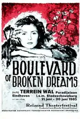 Jongema Marten, Boulevard of Broken Dreams, 1985, poster